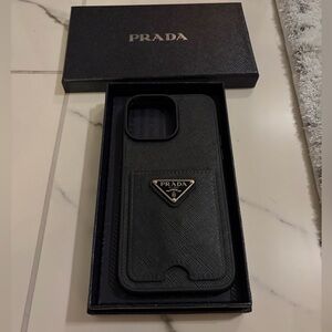 Prada Elegant Black Phone Case